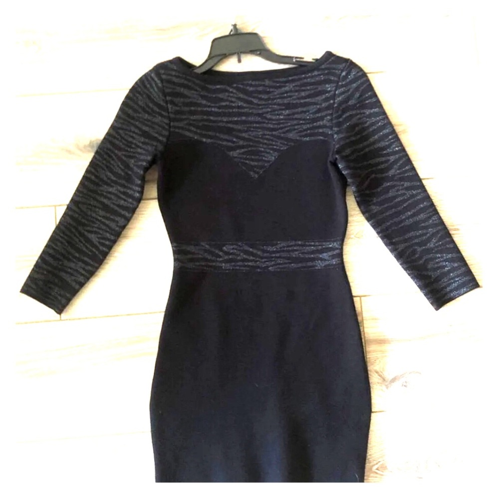 Marciano black bandage dress